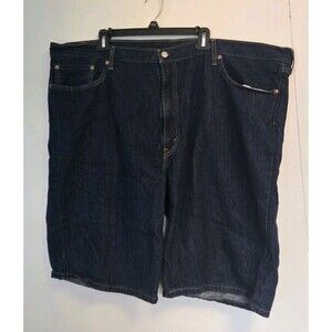 Levi’s Denim Shorts Mens 469 Sz 48 Loose Fit Baggy Indigo 5-Pocket Jeans